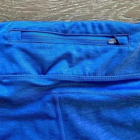 Women's Nike Fast Running Midrise Leggings Dri-Fit Drawstring Blue Size Medium - Picture 9 of 9